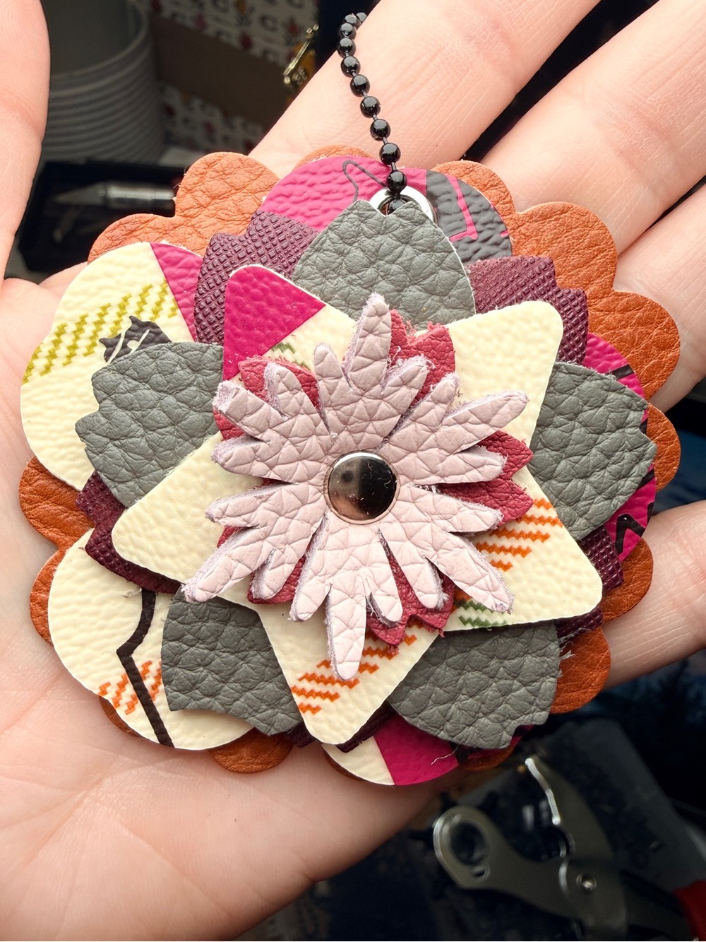 Handmade Floral Charm - Picture 2 of 2